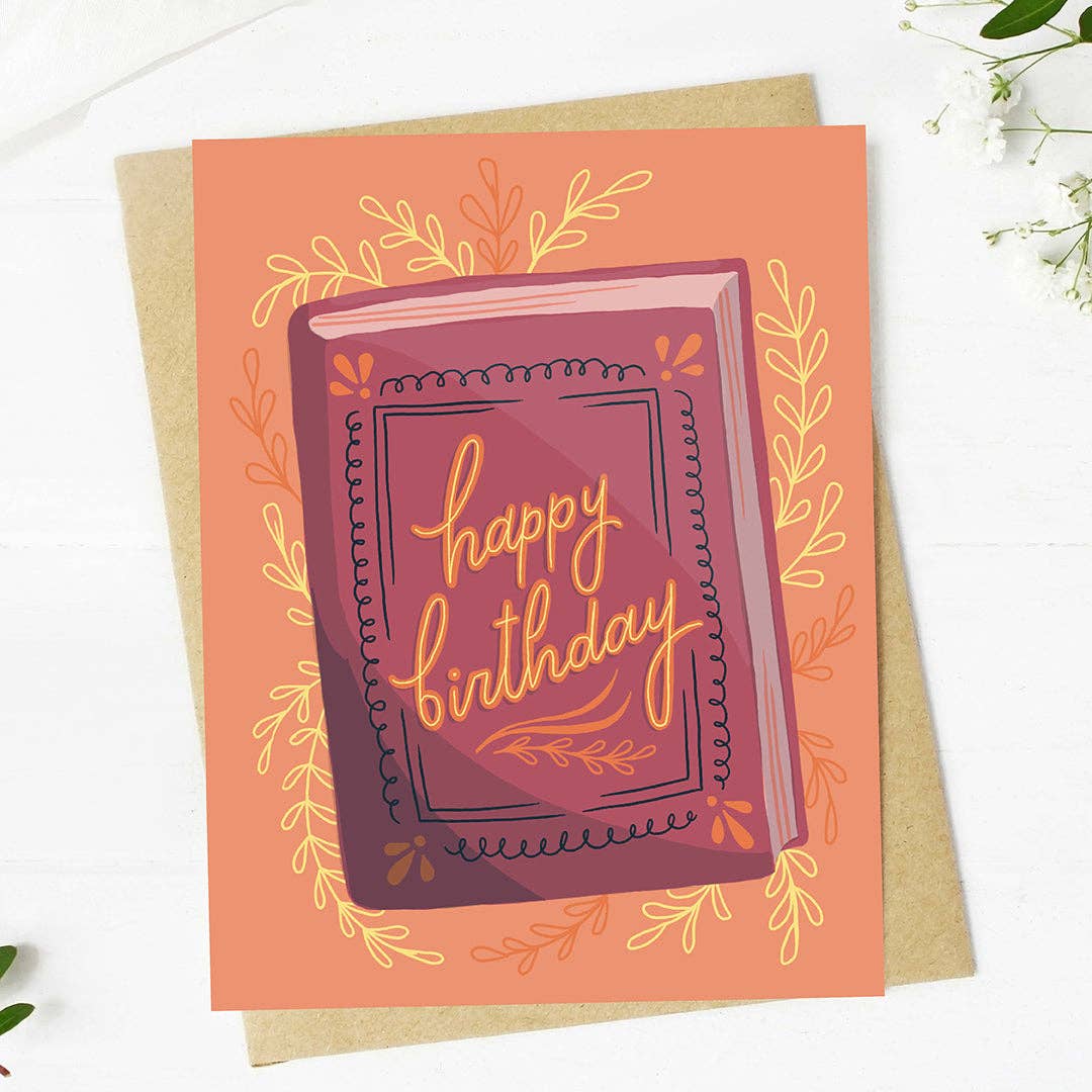 Happy Birthday Card for Book Lovers