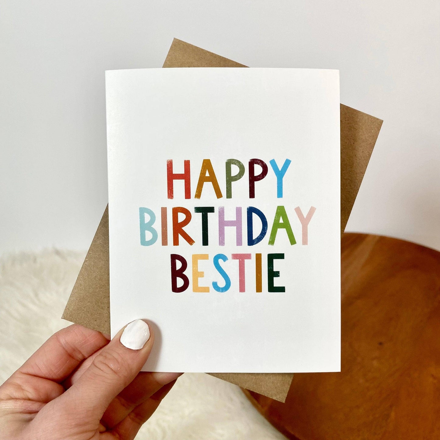 Bestie birthday card
