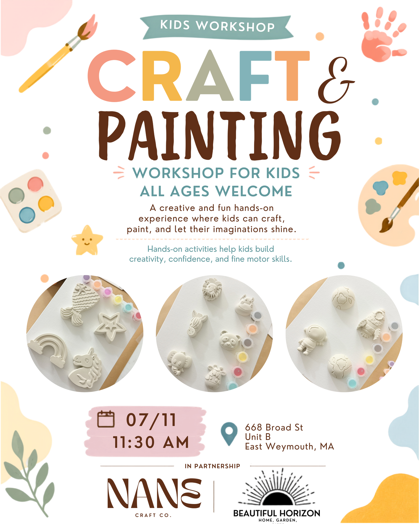 Kids Craft and Painting Workshop 🎨