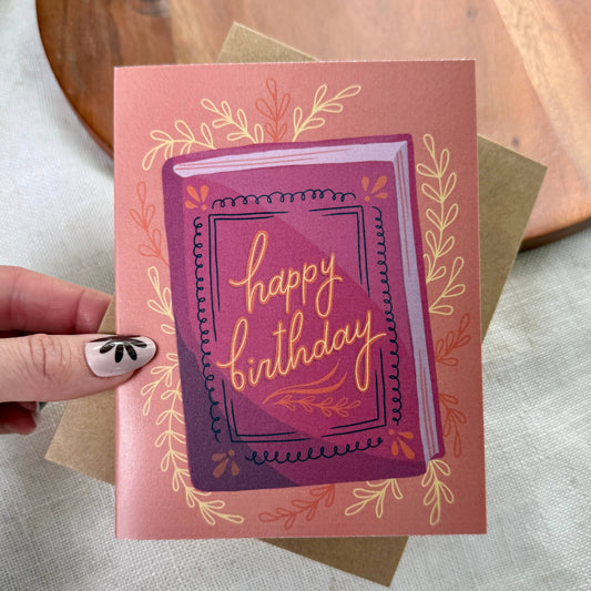 Happy Birthday Card for Book Lovers