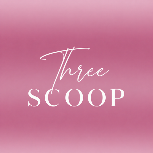 Three scoop box ✨