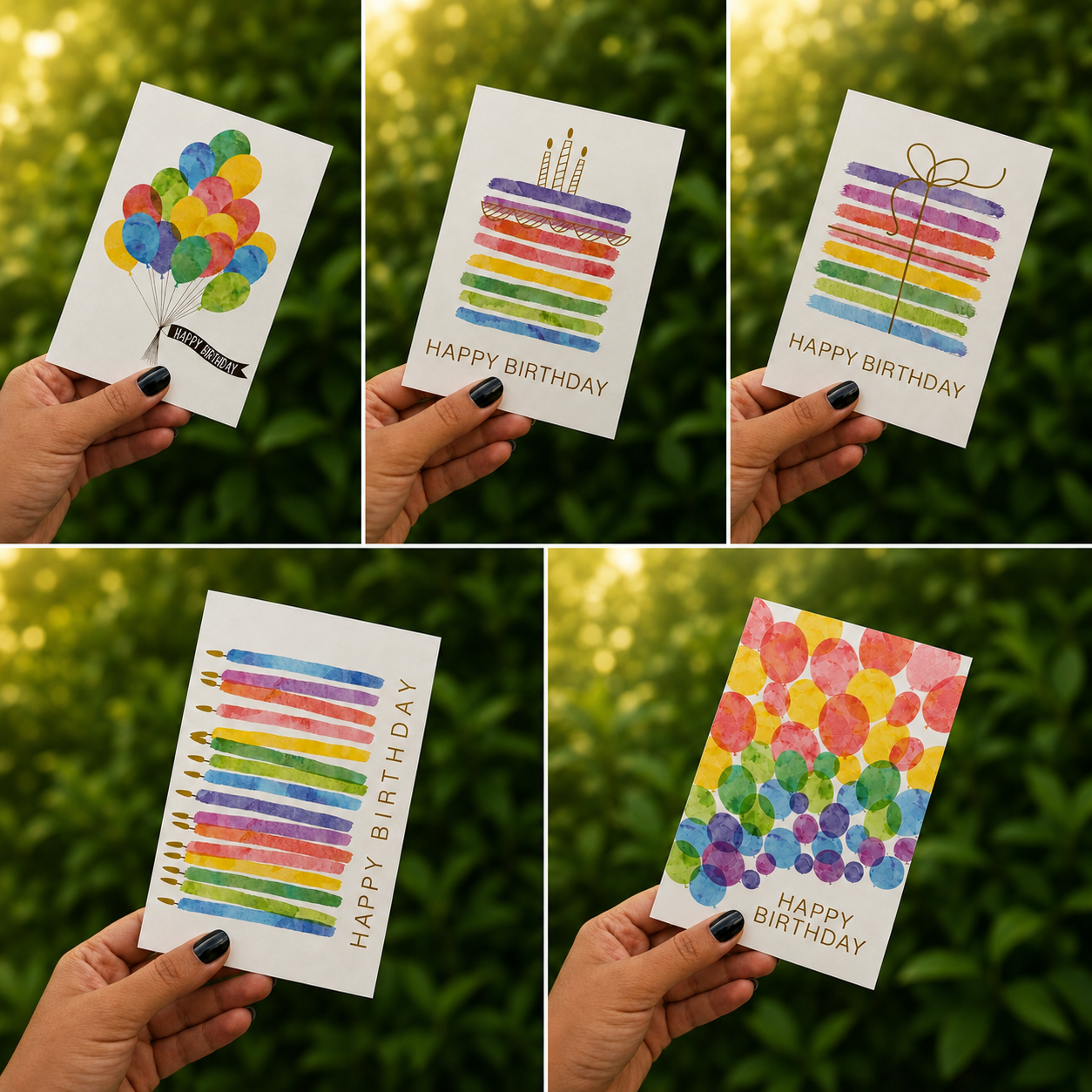Simple happy birthday card