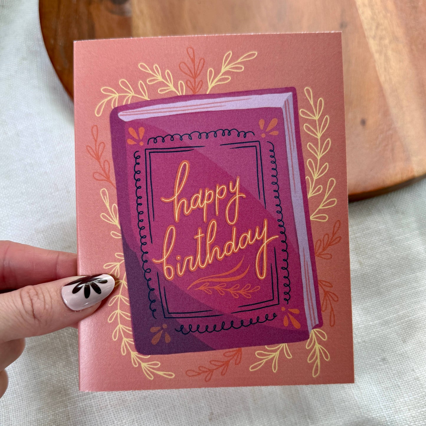 Happy Birthday Card for Book Lovers