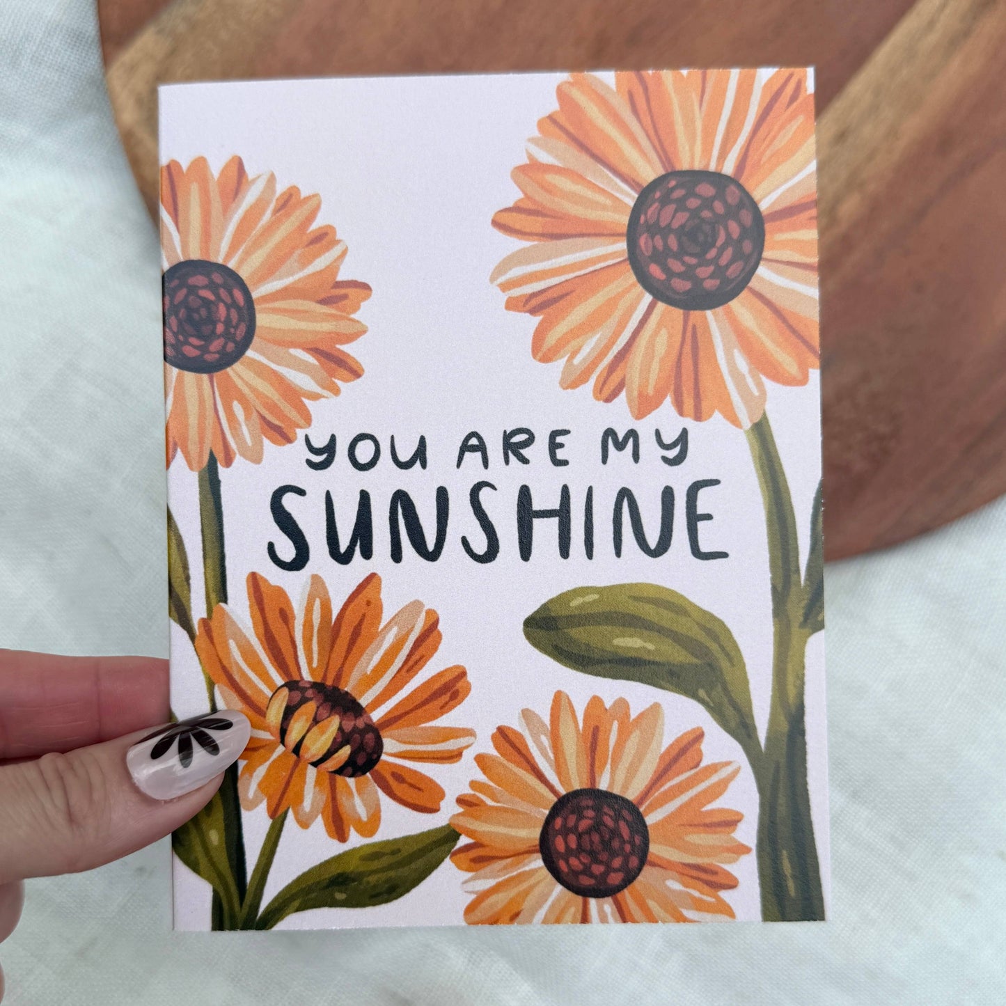 Encouragement Greeting Card “You are my sunshine”
